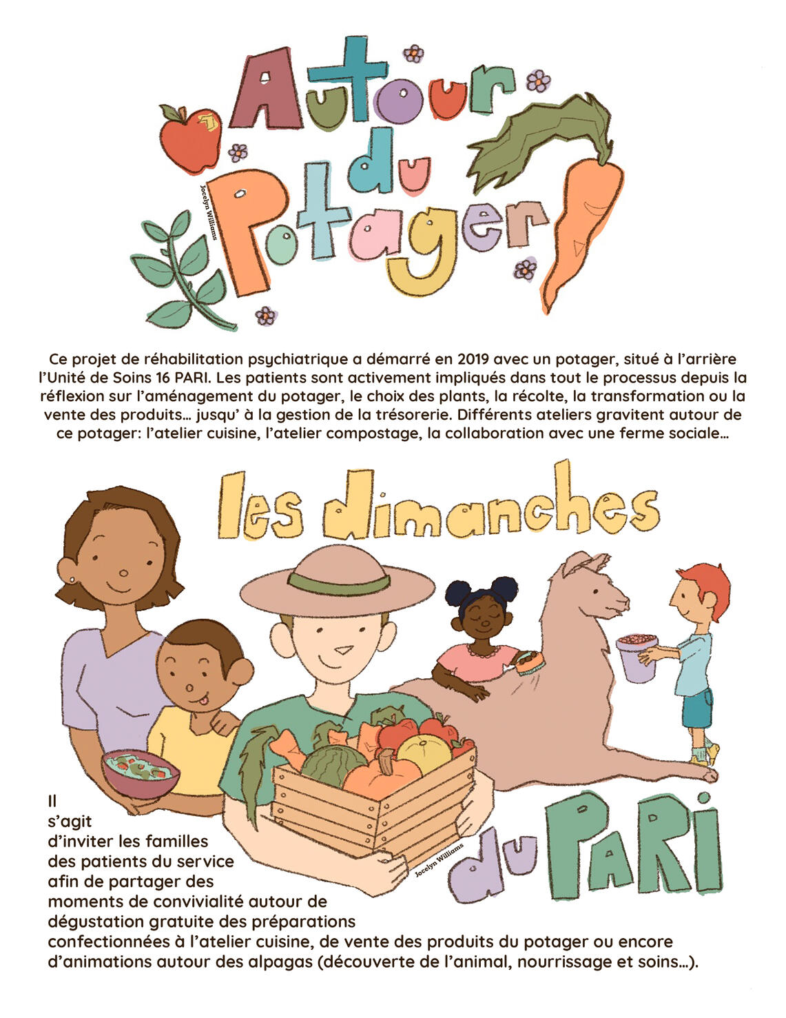 Autour du Potager (Page 1) for Health Standards Organization - Digital