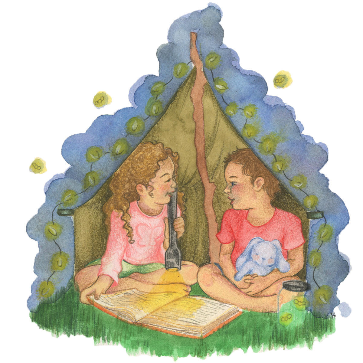 Spot Illustration for the Yankee Express - Colored Pencil and Gouache